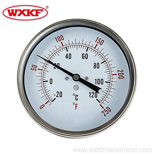 0-120 WSS bimetallic thermometer gauges